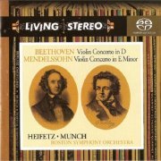 Jascha Heifetz, Charles Munch - Beethoven, Mendelssohn: Violin Concerto (1959) [2004 SACD]