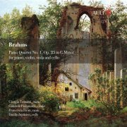 Gabriele Pieranunzi, Francesco Fiore, Giorgia Tomassi, Danilo Squitieri - Brahms: Piano Quartet No. 1, Op. 25 in G Minor for piano, violin, viola and cello (2024) [Hi-Res]
