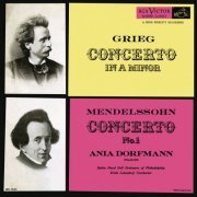 Ania Dorfmann, Erich Leinsdorf, Robin Hood Dell Orchestra of Philadelphia - Grieg, Mendelssohn: Piano Concertos (2017) Hi-Res