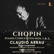 Claudio Arrau - Chopin: Piano Concertos Nos. 1 & 2 by Claudio Arrau (2023 Remastered, Live concert 1954) (2023) Hi-Res