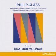 Quatuor Molinari - Glass: Complete String Quartets - String Quartets Nos. 5-7, Vol. 2 (2023) [Hi-Res]
