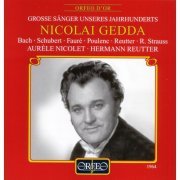 Nicolai Gedda, Hermann Reutter, Aurèle Nicolet - Bach, Schubert, Faure, Poulenc, Strauss: Lieder (2017)