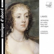 London Baroque - Lawes: Sonatas for violin, bass viol & organ (1999)