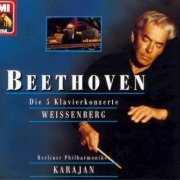 Alexis Weissenberg, Berliner Philharmoniker, Herbert von Karajan - Beethoven: Die 5 Klavier Konzerte (1989)