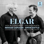 Renaud Capuçon, Simon Rattle - Elgar: Violin Concerto & Violin Sonata (2021) [Hi-Res]