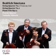 Prazak Quartet & Nathalia Milstein - Bedřich Smetana: String Quartets, Piano Trio (2022) [Hi-Res]