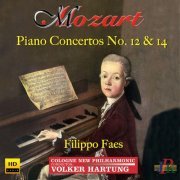 Filippo Faes, Cologne New Philharmonic Orchestra, Volker Hartung - Mozart: Piano Concertos Nos. 12 & 14 (Original) (2023) [Hi-Res]