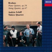 Takács Quartet, András Schiff - Brahms: Piano Quintet, String Quartet No. 3 (1991)