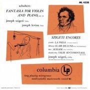 Joseph Szigeti - Joseph Szigeti Plays Schubert, Corelli, Debussy, Lalo, Tchaikovsky & Bach (2021)
