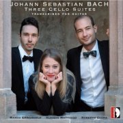 Roberto Zadra, Alessia Mattiazzi, Marco Emmanuele - J.S. Bach: 3 Cello Suite Nos. 1-3, BWV 1008, 1010 & 1007 (Transcr. for Guitar) (2024) [Hi-Res]