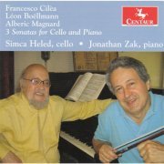Simca Heled & Jonathan Zak - 3 Sonatas for Cello & Piano (2015)