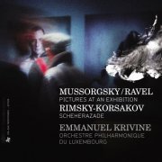 Orchestre Philharmonique du Luxembourg, Emmanuel Krivine - Mussorgsky: Pictures at an Exhibition - Rimsky-Korsakov: Scheherazade, Op. 35 (2013) [Hi-Res]